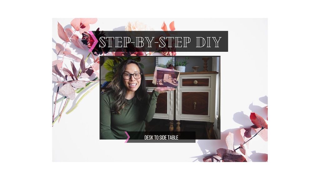 Desk to Sidetables diy tutorial: Linked to youtube channel